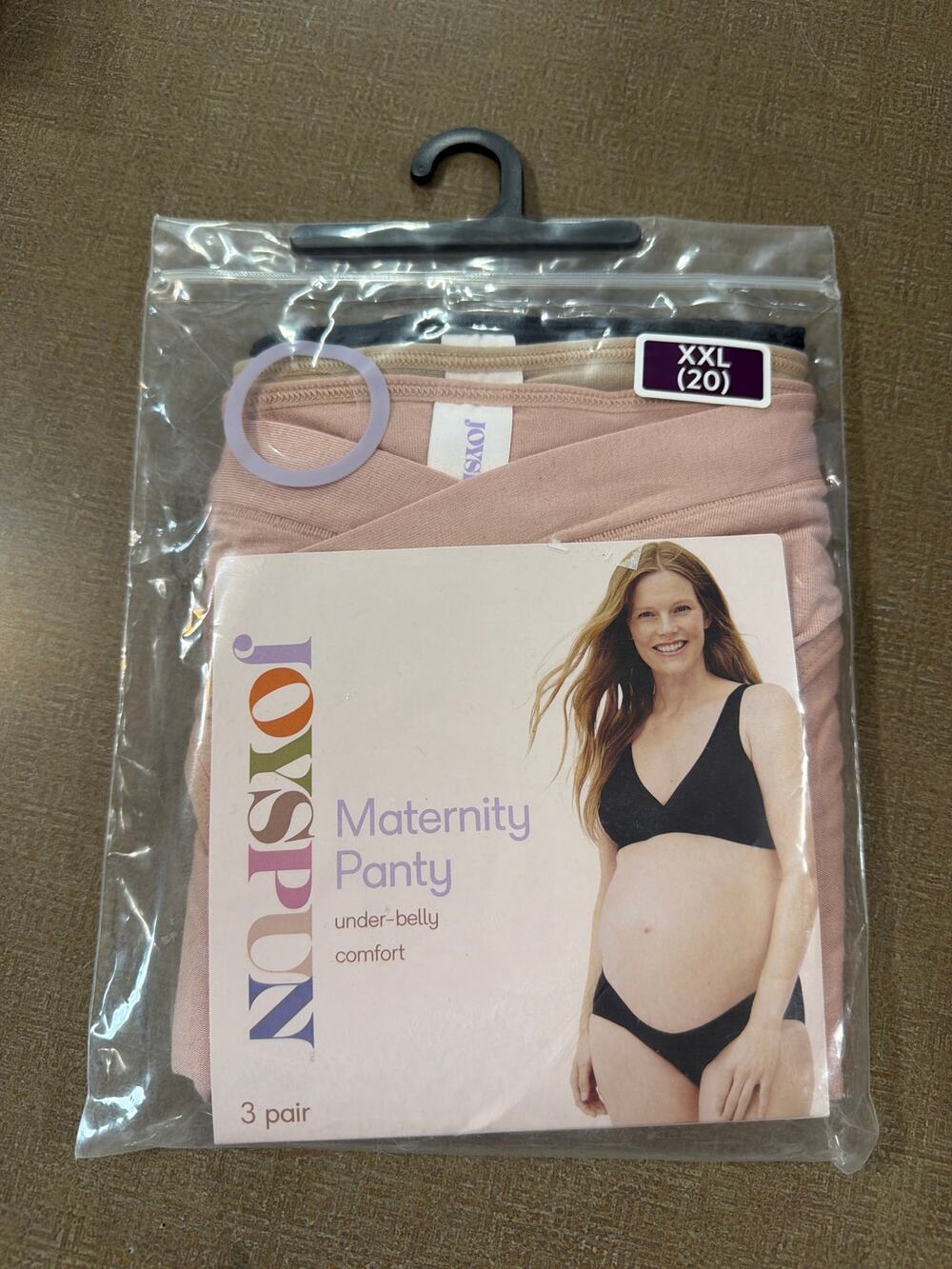 Joyspun Maternity Panty Women's size XXL 20 3 pair NWT